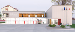 <p>Fire station concept project.</p>
<p>Lodz, Poland</p>
