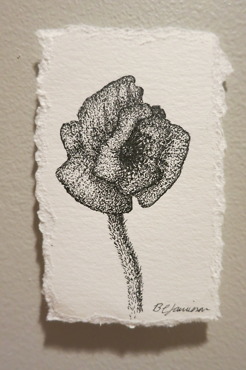 <p style="text-align: center;"><strong>W<span class="serif_14">ee Flower Study</span></strong></p>
<p style="text-align: center;"><span class="serif_14">1.5' x 3'</span></p>