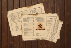 <p><span>Zharovnya menu</span></p>