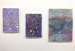 <p style="text-align: left;">LEFT</p>
<p style="text-align: left;">LAVENDER CHOKE - Ed Lust. 2019, Watercolour and gouache on paper, 280X190mm</p>
<p style="text-align: left;">BOOMER - Ed Lust. 2019, Watercolour and gouache on paper, 280X190mm</p>
<p style="text-align: left;">SITTER - Ed Lust. 2018, Watercolour and gouache on paper, 380X280mm</p>