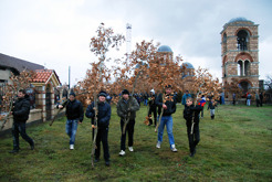 <p>A day before Christmas in a village in central Kosovo</p>