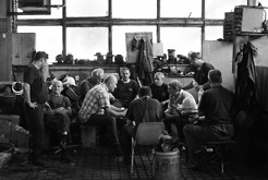 <p>A working meeting in a coal processing factory in Serbia</p>