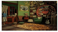 <p>Projeto Cenogr&aacute;fico : A Casa -&nbsp; Biblioteca</p>
<p>A Casa foi um projeto cenografico, que se passava nos anos 70 com a tem&aacute;tica de atmosfera de decad&ecirc;ncia.&nbsp; O cen&aacute;rio tinha como inten&ccedil;&atilde;o de passar medo e terror, uma casa antiga, situada no campo.&nbsp; Recheada de&nbsp;m&iacute;nimos detalhes em cada objetos.&nbsp;</p>
<p>Projeto: Louise Nascimento, Andr&eacute;a Pereira e J&eacute;ssica Lopes</p>