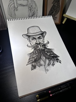 <p style="text-align: center;"><strong><span class="serif_14">Moustache</span></strong></p>
<p style="text-align: center;"><span class="serif_14">9' x 12' inch</span></p>