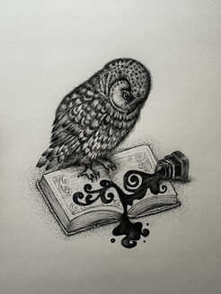 <p style="text-align: center;"><strong>The Owl's Blunder</strong></p>
<p style="text-align: center;">9'x12' inch</p>