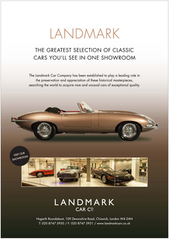 <p>Client: Landmark Car Co., UK</p>
<p>Generic Magazine advert.</p>
