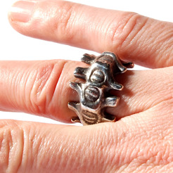 <p><span>Alien Spine Ring</span></p>