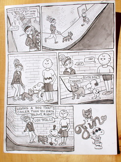 <p>the downside of having a dog better than you. may 2013</p>