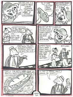 <p>popeye and wimpy find a farm-to-table subway franchise. for a comic class assignment. april 2013</p>