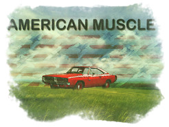 <p>Using the classic image of American muscle, photos of grassland and tons of artistics filters, you can create an image that truly captures an American car in its prime.</p>