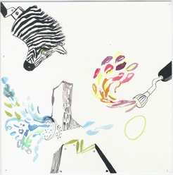 <p><span>Home Land."&copy;Ilona Anderson. 2014 8"x8"</span><br /><span>Gouache and acrylic on archival papers.</span></p>