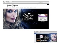 <p><span class="serif_12">Current October 'Bat Your Lashes' campaign for Salon Perfect featured on company website and facebook.</span></p>