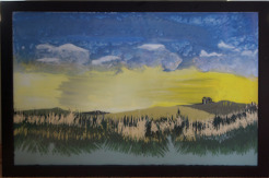 <p>The Farm-<span>Mixed Media 27 x 39</span></p>