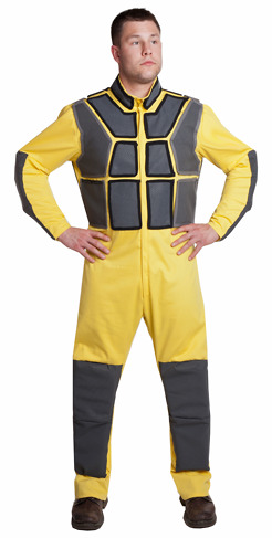 <p><span class="serif_13">SuperFabric&reg; panels have been pieced on the torso of the jumpsuit to provide the highest degree of protection to the areas that have the potential to experience life-threatening injuries.</span></p>